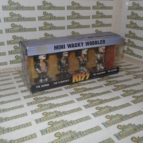 Funko 2857 - Kiss: Mini Wacky Wobbler Set, 4 Pack