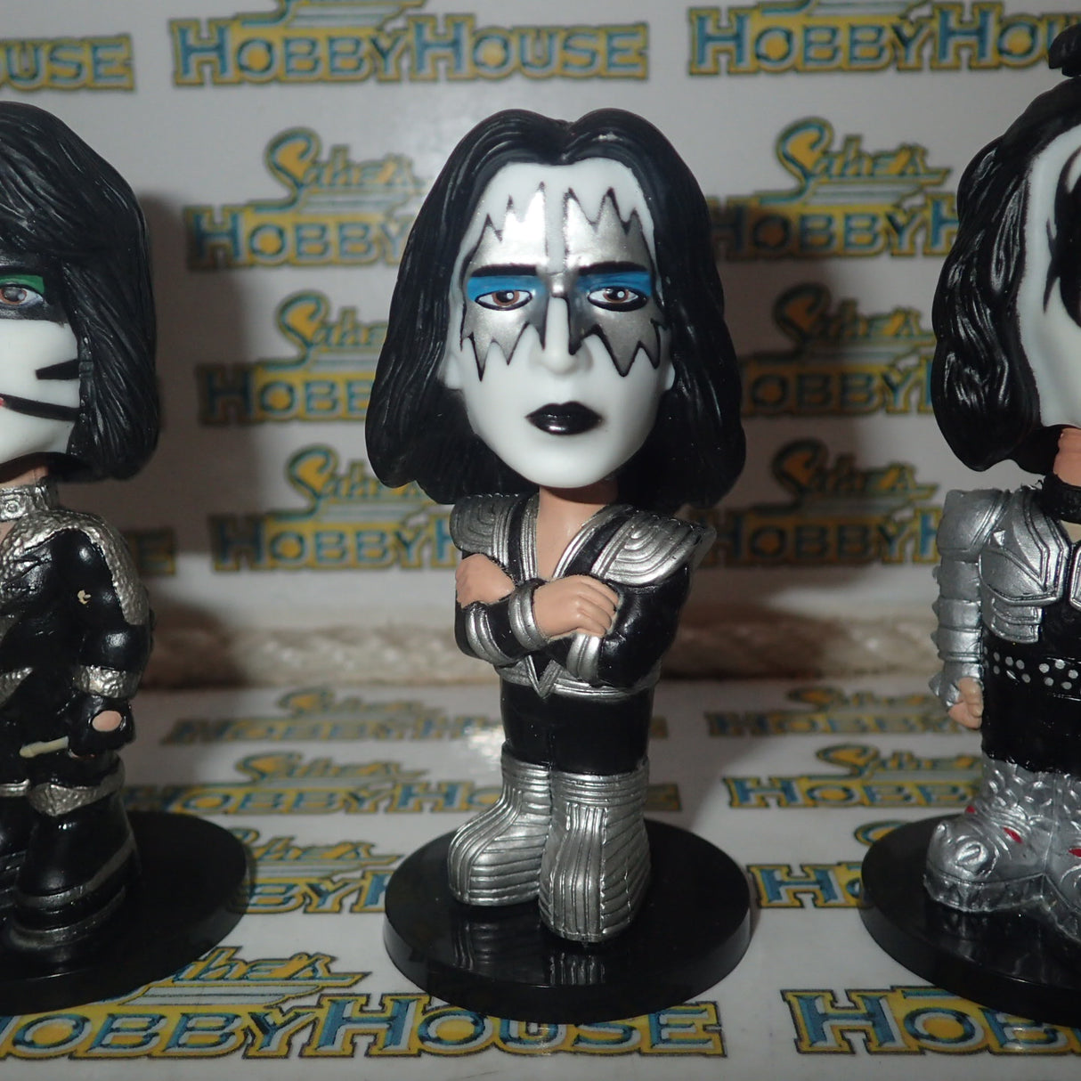 Funko 2857 - Kiss: Mini Wacky Wobbler Set, 4 Pack