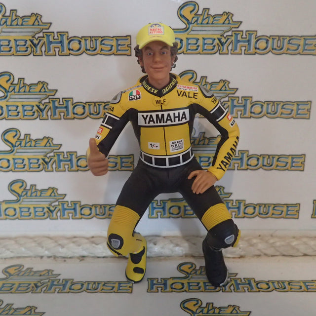 MINICHAMPS 312 050096 1/12 SCALE FIGURINE VALENTINO ROSSI LAGUNA SECA MOTOGP 2005 SITTING