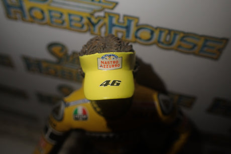 MINICHAMPS 312 050096 1/12 SCALE FIGURINE VALENTINO ROSSI LAGUNA SECA MOTOGP 2005 SITTING