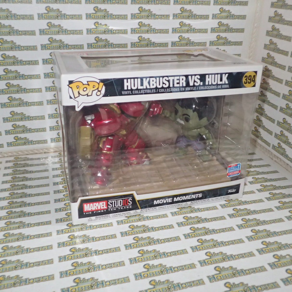 Funko 31269 – Marvel Studios: The First Ten Years – Hulkbuster VS. Hulk Pop! 2018 Fall Convention Exclusive Limited Edition Vinyl Figure