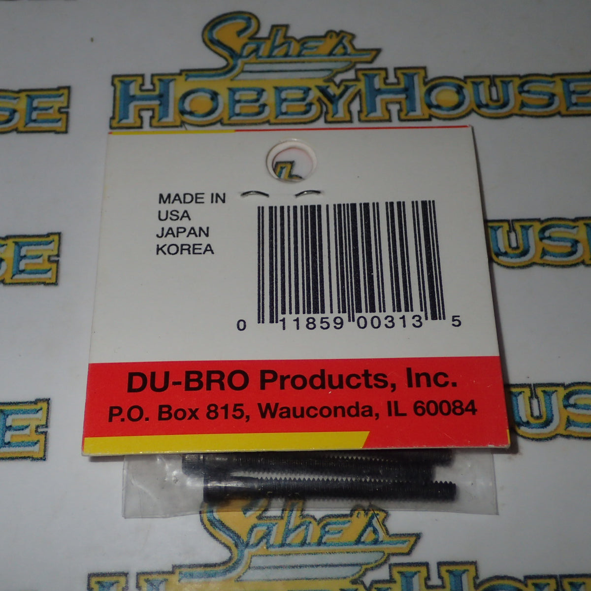 Dubro 313 - 4-40 x 1-1/4" Socket Head Cap Screws