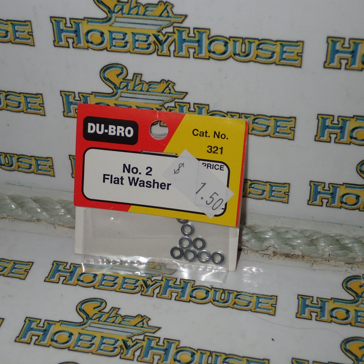 Dubro 321 - No.2 Flat Washers