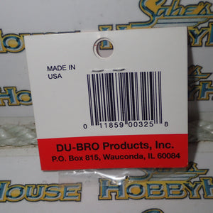 Dubro 325 - No. 6 Flat Washer Pkt. of 8