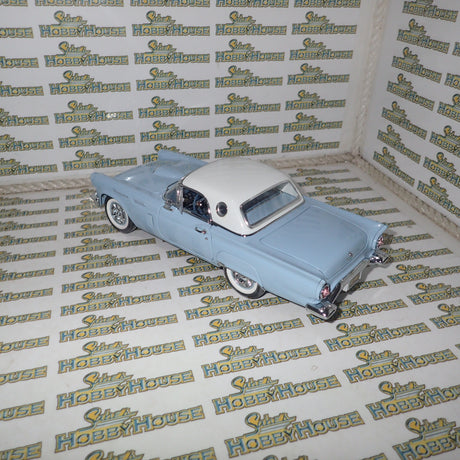 Ertl Precision 100 Collection 32889 - 1957 Ford Thunderbird Powder Blue Die-Cast Replica