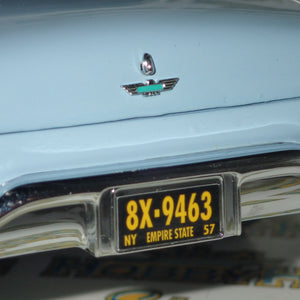Ertl Precision 100 Collection 32889 - 1957 Ford Thunderbird Powder Blue Die-Cast Replica