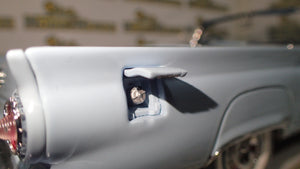 Ertl Precision 100 Collection 32889 - 1957 Ford Thunderbird Powder Blue Die-Cast Replica