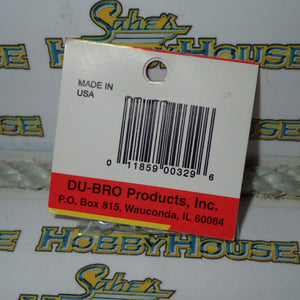 Dubro 329 - 8/32 Nylon Insert Lock Nuts (Standard)
