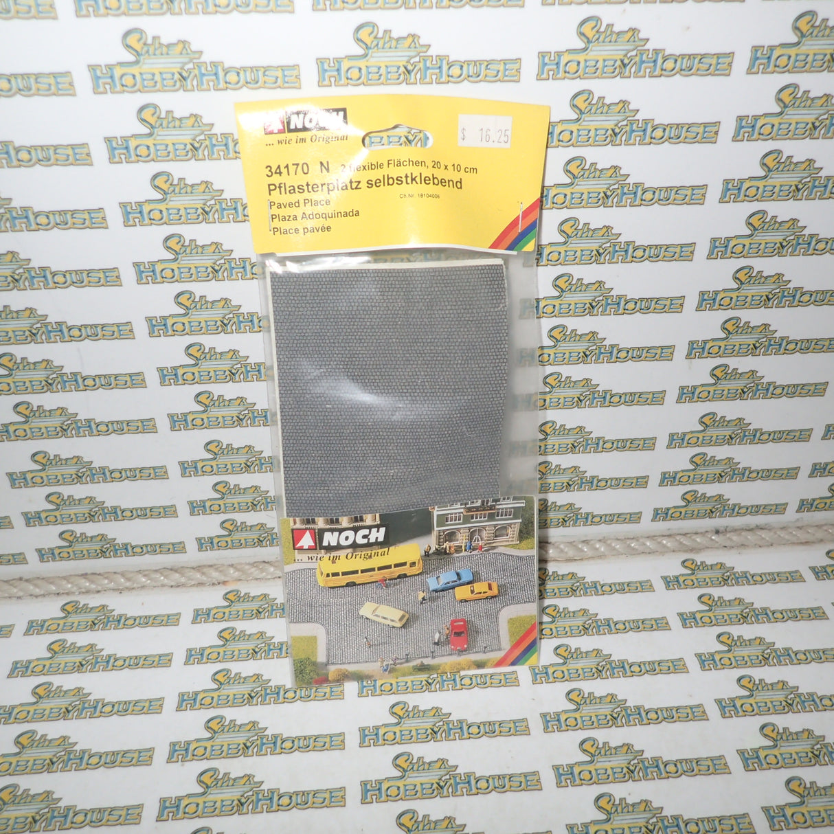 NOCH 34170 - N Scale - Paved Place, 20 x 10 cm
