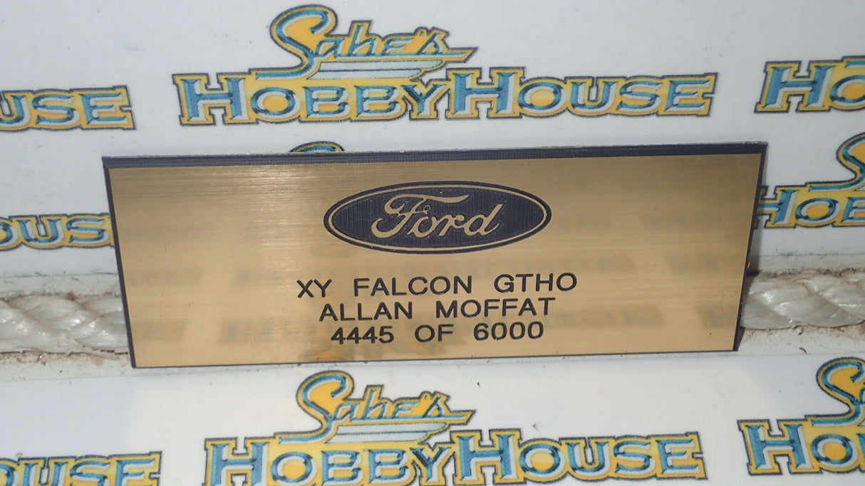 BIANTE AUTOart 37181 - 1/18 Scale 1971 Bathurst Winner Allan Moffat Ford XY GTHO Falcon. SIGNED COA