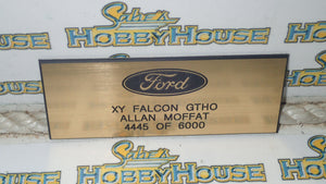 BIANTE AUTOart 37181 - 1/18 Scale 1971 Bathurst Winner Allan Moffat Ford XY GTHO Falcon. SIGNED COA