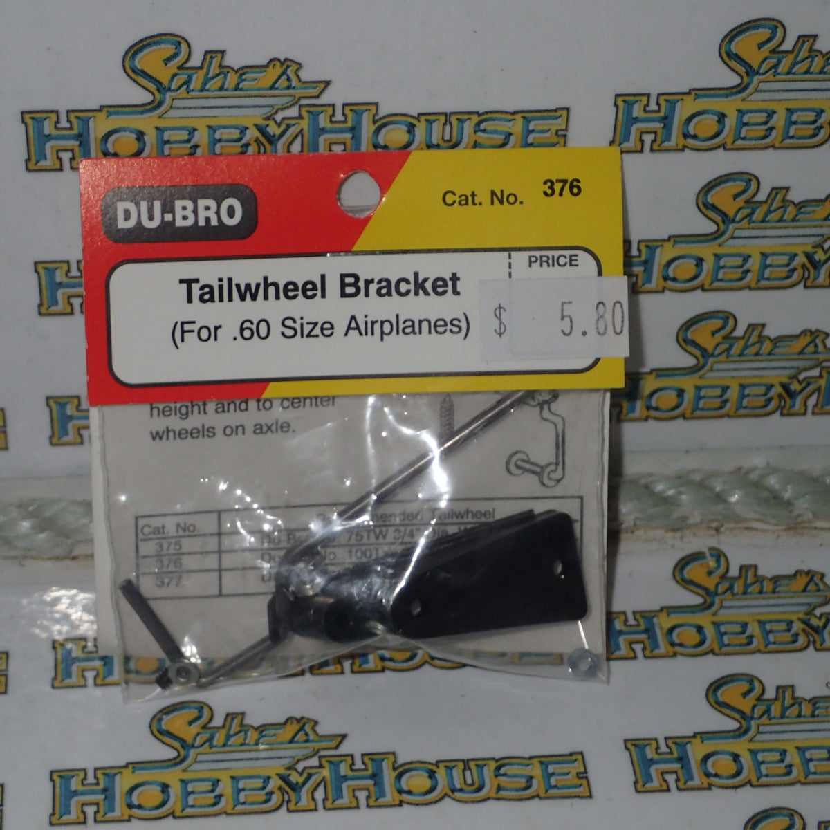 Dubro 376 - Tailwheel Bracket (For .60 Size Airplanes)