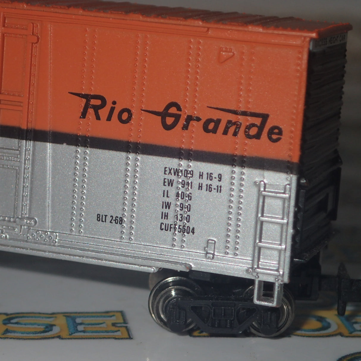 Atlas 38593A - N Scale Rio Grande Box Car D & R G W