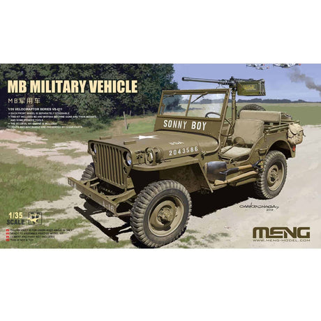 Meng Models VS-011 - 1/35 scale MB military vehicle Plastic Model Kit