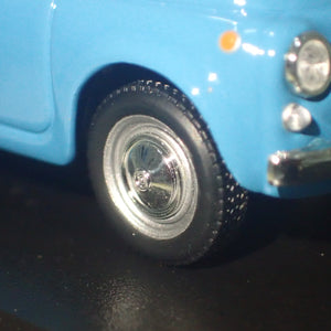 Minichamps 400 121601 - 1/43 Scale Fiat 500 1965 Blue Diecast Scale Model Replica