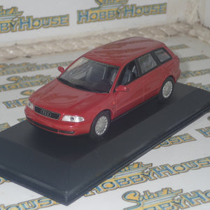 Minichamps 430 015012 - 1/43 Scale Audi A4 Avant 1995 in Red Metallic Scale Model Replica