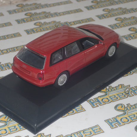 Minichamps 430 015012 - 1/43 Scale Audi A4 Avant 1995 in Red Metallic Scale Model Replica