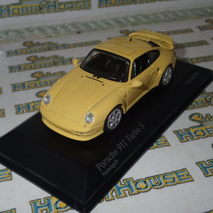 Minichamps 430 069270 - 1/43 Porsche 911 (993) Turbo S Pastel Light Yellow
