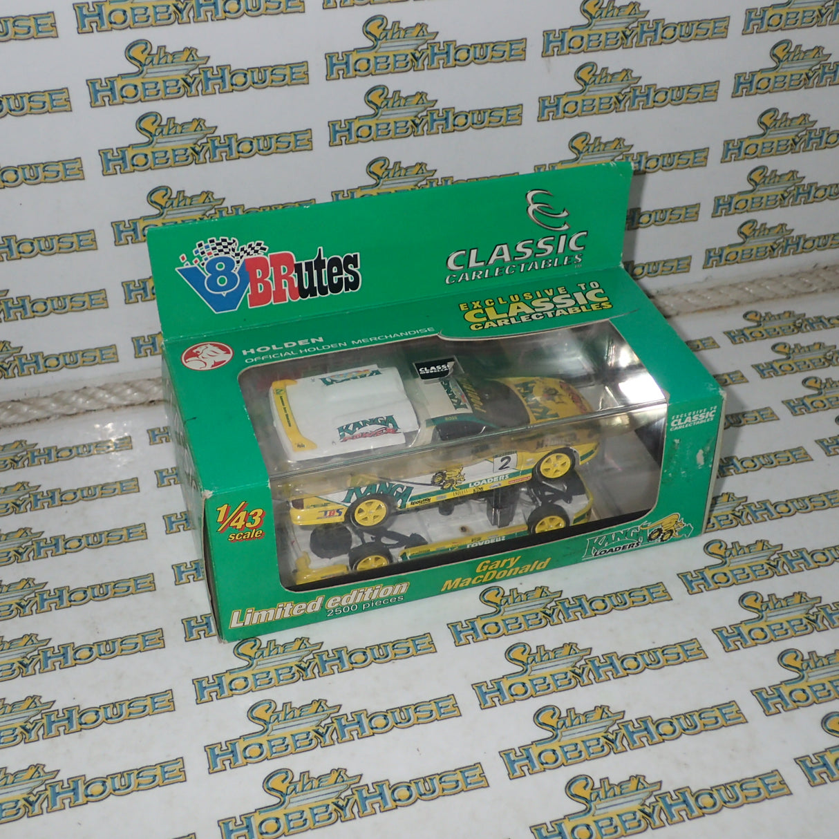 Classic Carlectables 43554 - 1/43 Scale - Holden VU SS Brute Ute #2 'Kanga Loaders' Die-cast Replica