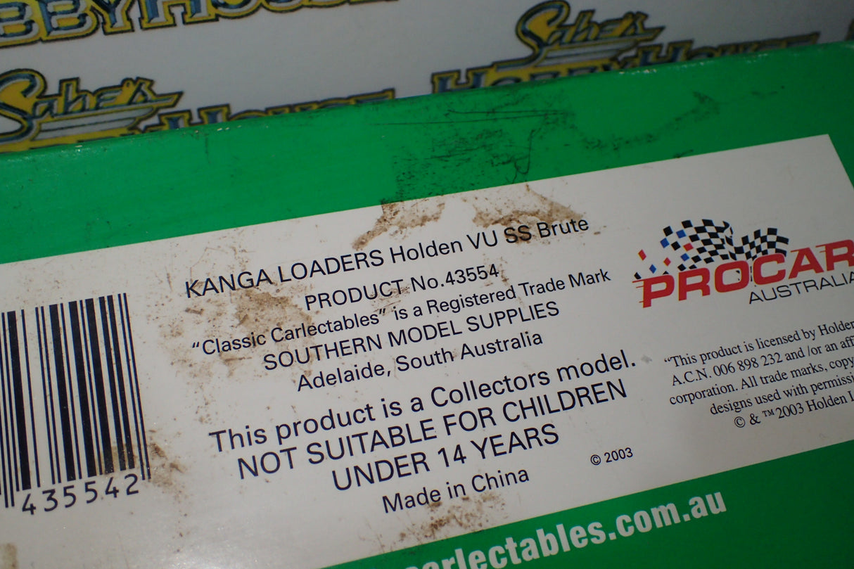 Classic Carlectables 43554 - 1/43 Scale - Holden VU SS Brute Ute #2 'Kanga Loaders' Die-cast Replica