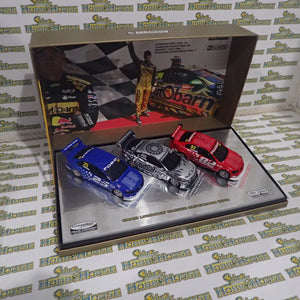 Classic Carlectables 43673 - 1/43 Scale - Craig Lowndes’ Final Race Autobarn Lowndes Racing Triple Set Diecast Scale Model Replica