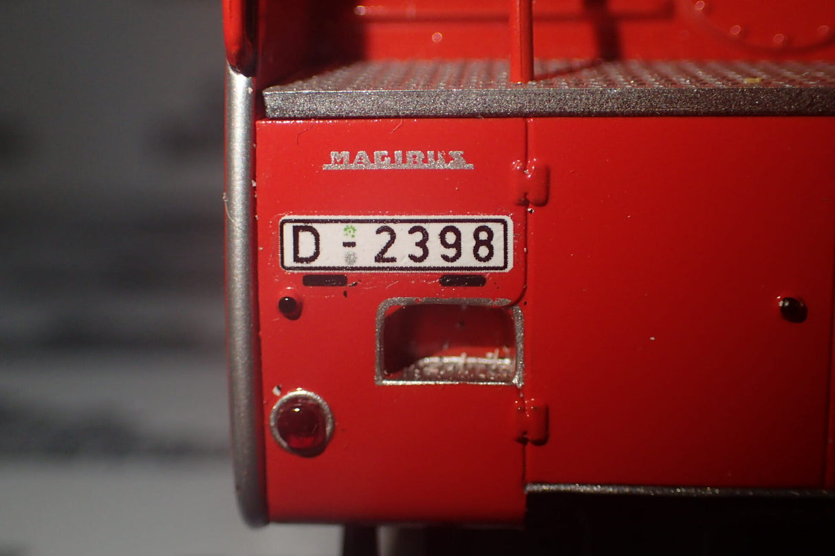 Minichamps - 1/43 Scale - 439 141074 Magirus-Deutz Merkur A TLF 16 Diecast Scale Model Replica