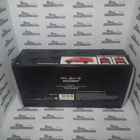 Minichamps - 1/43 Scale - 439 141074 Magirus-Deutz Merkur A TLF 16 Diecast Scale Model Replica