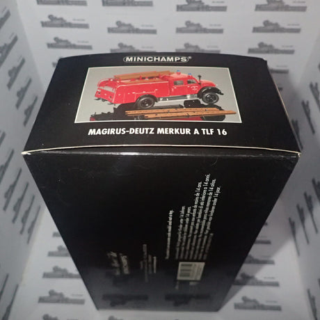 Minichamps - 1/43 Scale - 439 141074 Magirus-Deutz Merkur A TLF 16 Diecast Scale Model Replica