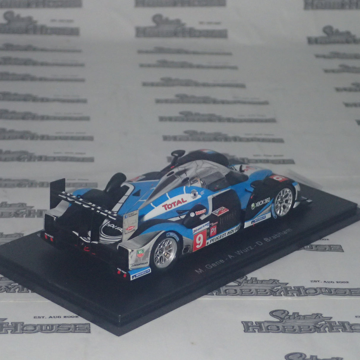 Spark Models 43LM09 – 1/43 Scale Peugeot 908 HDi FAP #9 Peugeot Sport Total Winner 2009 24Hrs Le Mans Resin Scale Model Replica