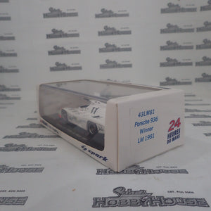Spark Models 43LM81 – 1/43 Scale Porsche 936/78 #11 Jules "Derek Bell - Jacky Ickx" winner Le Mans 1981 Scale Model Replica