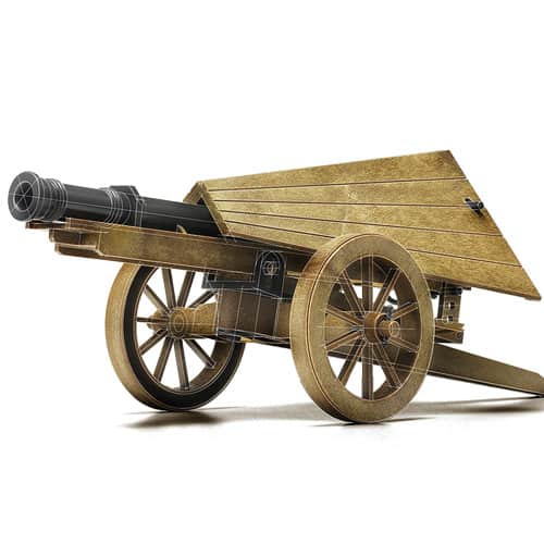 Academy 18142 - Da Vinci Series 6 - Da Vinci Spingarde Snap Fit Plastic Model Kit