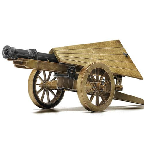 Academy 18142 - Da Vinci Series 6 - Da Vinci Spingarde Snap Fit Plastic Model Kit