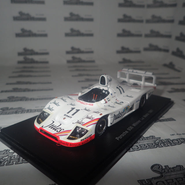 Spark Models 43LM81 – 1/43 Scale Porsche 936/78 #11 Jules "Derek Bell - Jacky Ickx" winner Le Mans 1981 Scale Model Replica