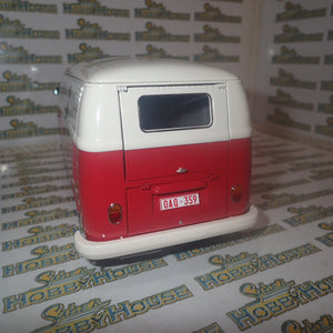 Schuco 45 003 6700 - 1/18 Scale Volkswagen T1 Transporter "Ferrari" Diecast Model Replica