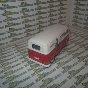 Schuco 45 003 6700 - 1/18 Scale Volkswagen T1 Transporter "Ferrari" Diecast Model Replica