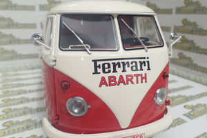 Schuco 45 003 6700 - 1/18 Scale Volkswagen T1 Transporter "Ferrari" Diecast Model Replica