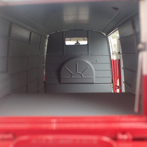 Schuco 45 003 6700 - 1/18 Scale Volkswagen T1 Transporter "Ferrari" Diecast Model Replica