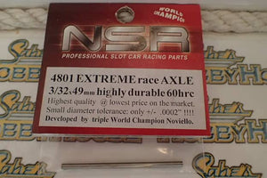 NSR EXTREME RACE AXLE 3/32x49 HIGHLY DURABLE 60hrc
