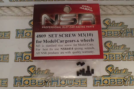 NSR SET SCREW M3(10) FOR MODEL CAR GEARS & WHEELS