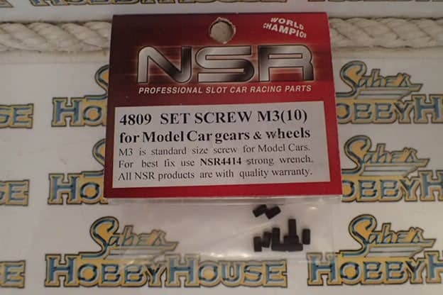 NSR SET SCREW M3(10) FOR MODEL CAR GEARS & WHEELS