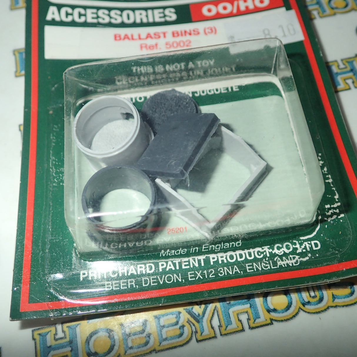 Model Scene Accessories 5002 - HO/00 Scale Ballast Bins (X3)