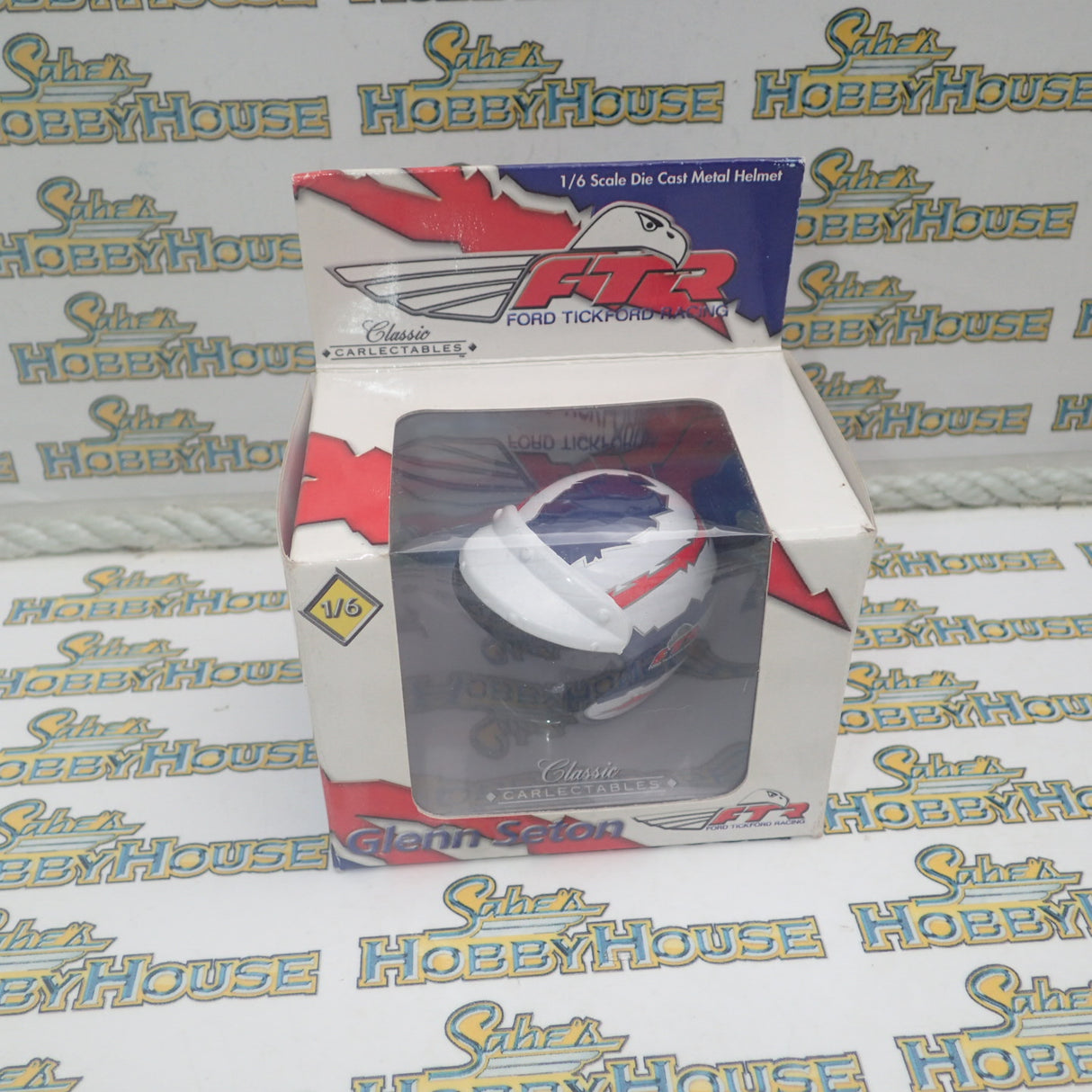 Classic Carlectables 5004 - 1/6 Glenn Seton Helmet Officially Licensed FTR Ford Tickford Racing