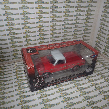 Highway 61 Collectibles 50559 - 1:18 Diecast - Chevy Fleetside Pickup - Red/White