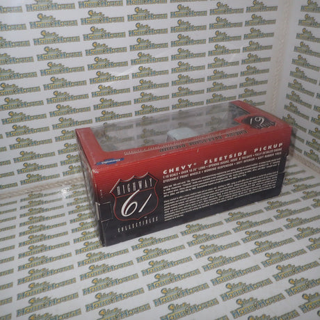 Highway 61 Collectibles 50559 - 1:18 Diecast - Chevy Fleetside Pickup - Red/White