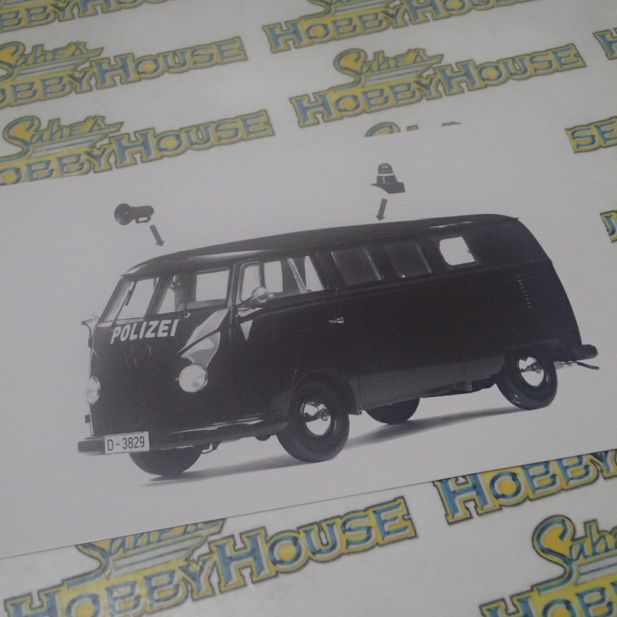 Sun Star 5082 - 1:12 1956 Volkswagen VW T1 Bus Van POLIZEI dark green