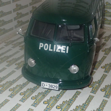 Sun Star 5082 - 1:12 1956 Volkswagen VW T1 Bus Van POLIZEI dark green