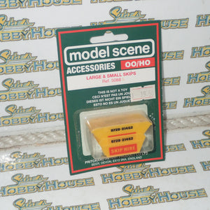 Modelscene 5088S - HO/00 Scale Skip Hire Large & Small Skips