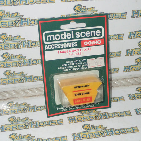 Modelscene 5088S - HO/00 Scale Skip Hire Large & Small Skips