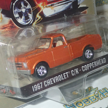 ACME GL-51492 - 1/64 Scale STACEY DAVID'S GEARZ 1967 CHEVROLET C/K PICKUP COPPERHEAD ACME EXCLUSIVE