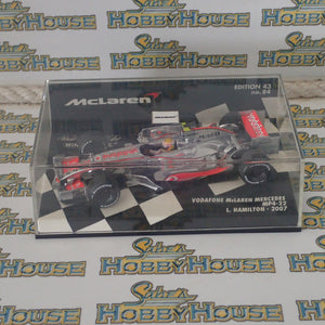 Minichamps 530 074302- 1/43 Scale Vodafone McLaren Mercedes MP4-22 L Hamilton 2007 Scale Model Replica